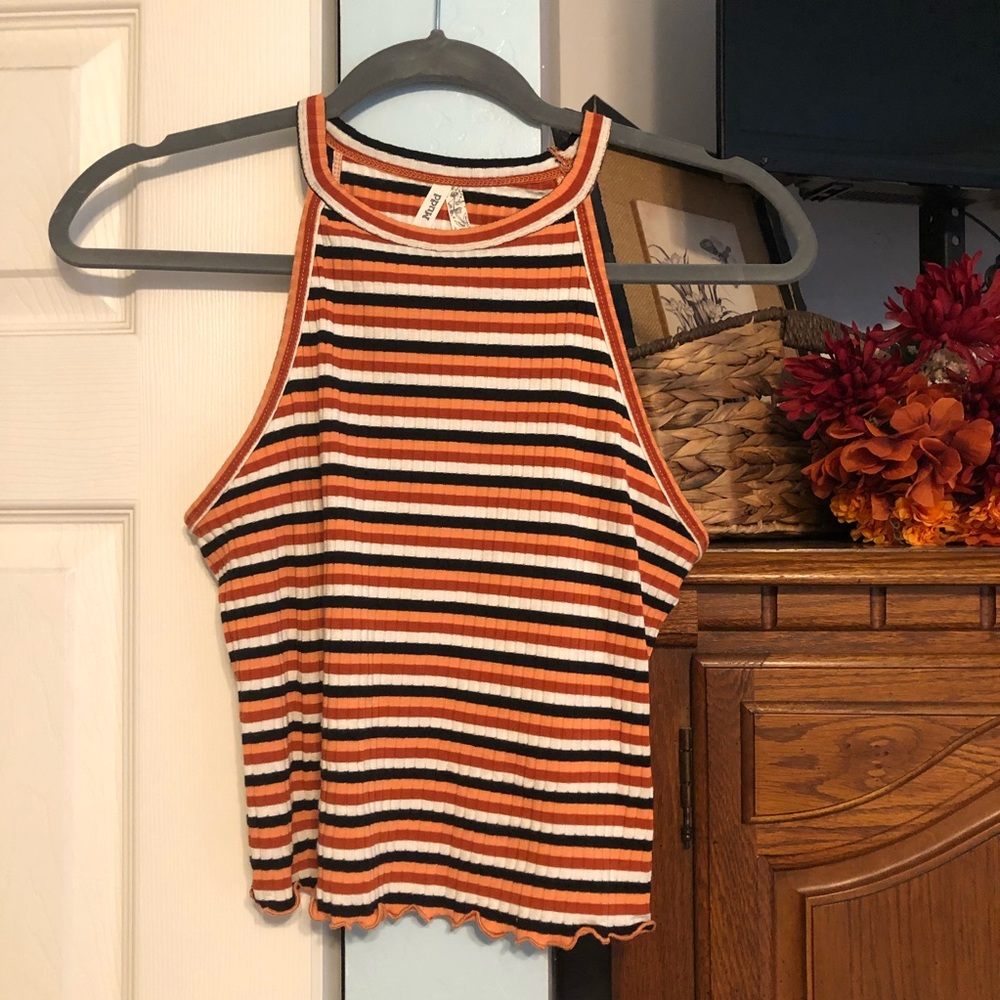 Mudd Ribbed Halter Top